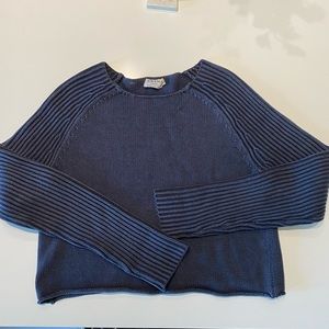 Frame cropped sweater size small